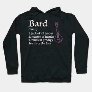 D&D Bard Class Definition Hoodie